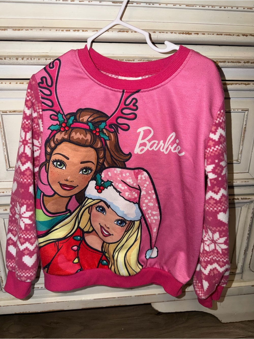 PatPat Hot Pink Barbie Graphic Sweatshirt